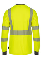Houston paloturvallinen Hi-Vis paita, pitkähihainen – huomiokeltainen