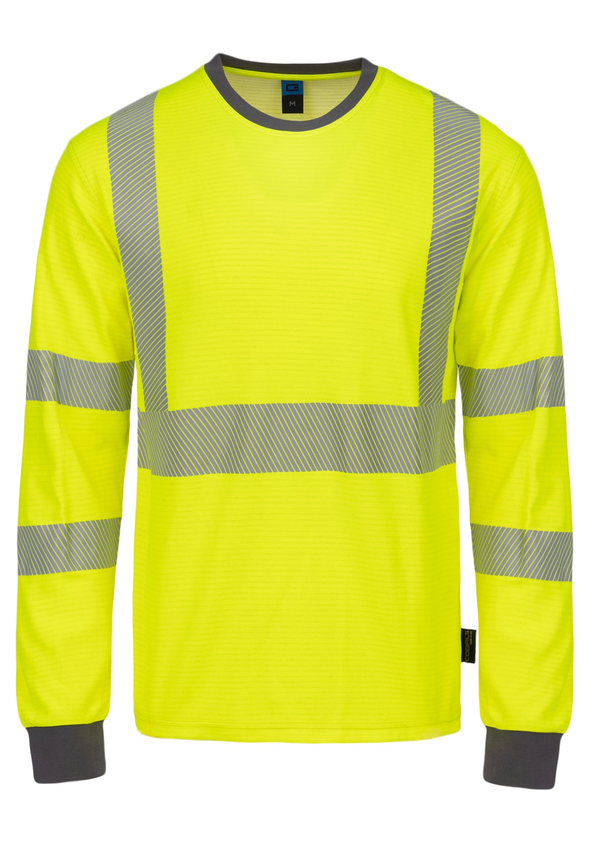 Houston paloturvallinen Hi-Vis paita, pitkähihainen – huomiokeltainen