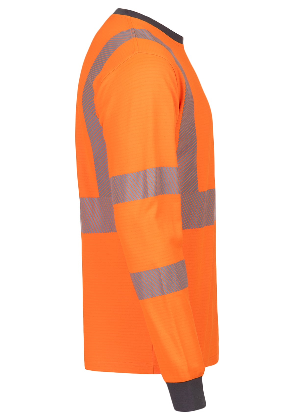 Houston paloturvallinen Hi-Vis paita, pitkähihainen – huomio-oranssi