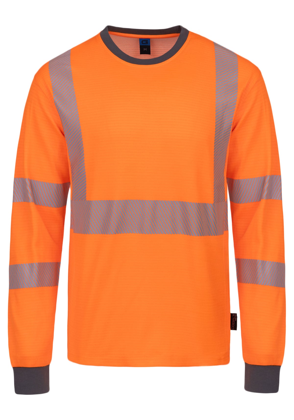 Houston paloturvallinen Hi-Vis paita, pitkähihainen – huomio-oranssi