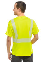 Neon 5 Hi-Vis t-paita ID-taskulla – huomiokeltainen