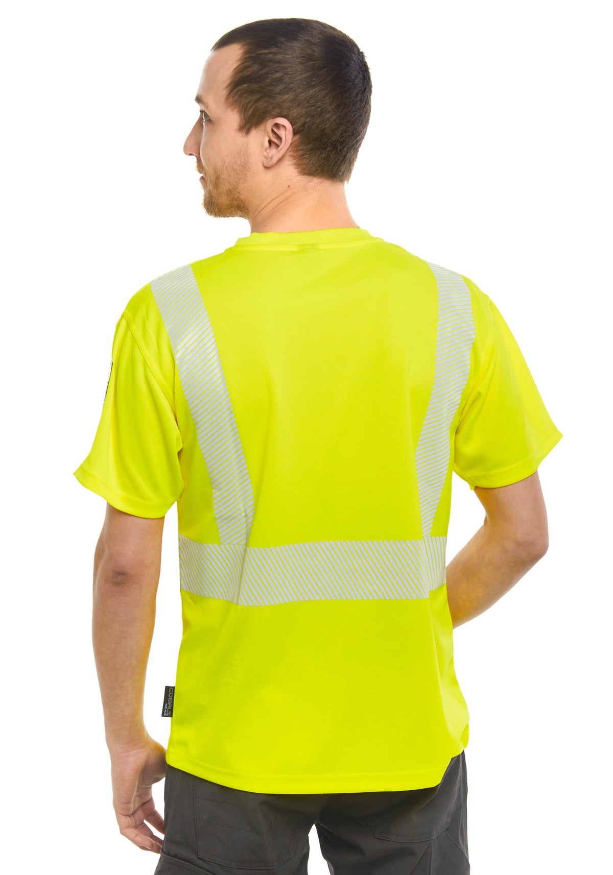 Neon 5 Hi-Vis t-paita ID-taskulla – huomiokeltainen