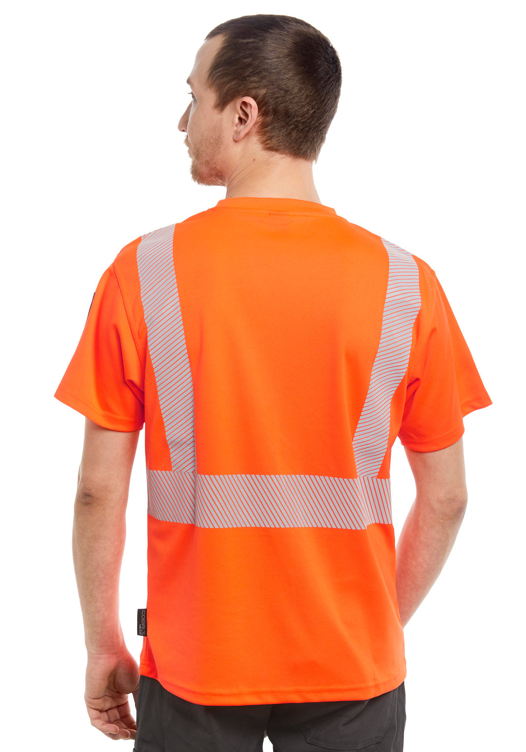 Neon 5 Hi-Vis t-paita ID-taskulla – huomio-oranssi