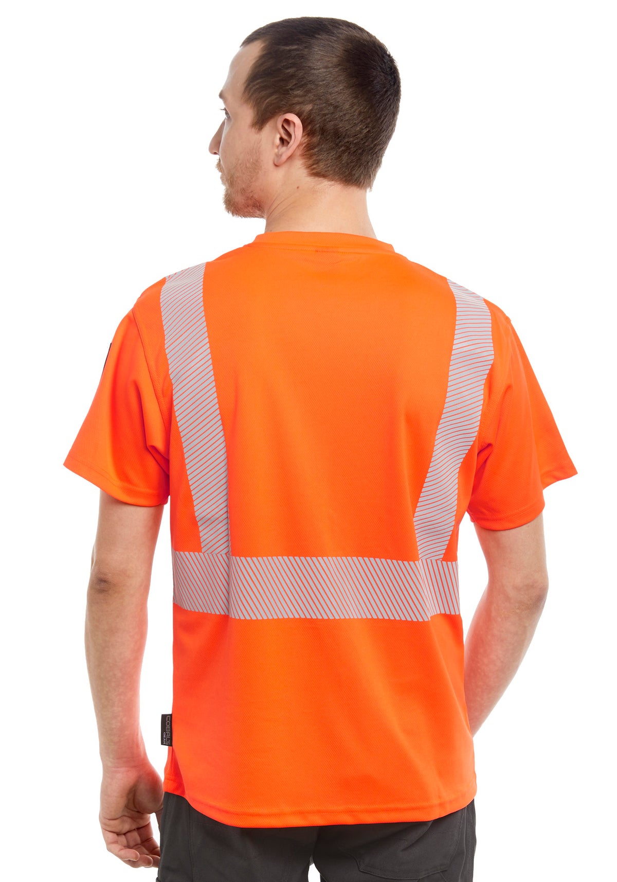 Neon 5 Hi-Vis t-paita ID-taskulla – huomio-oranssi