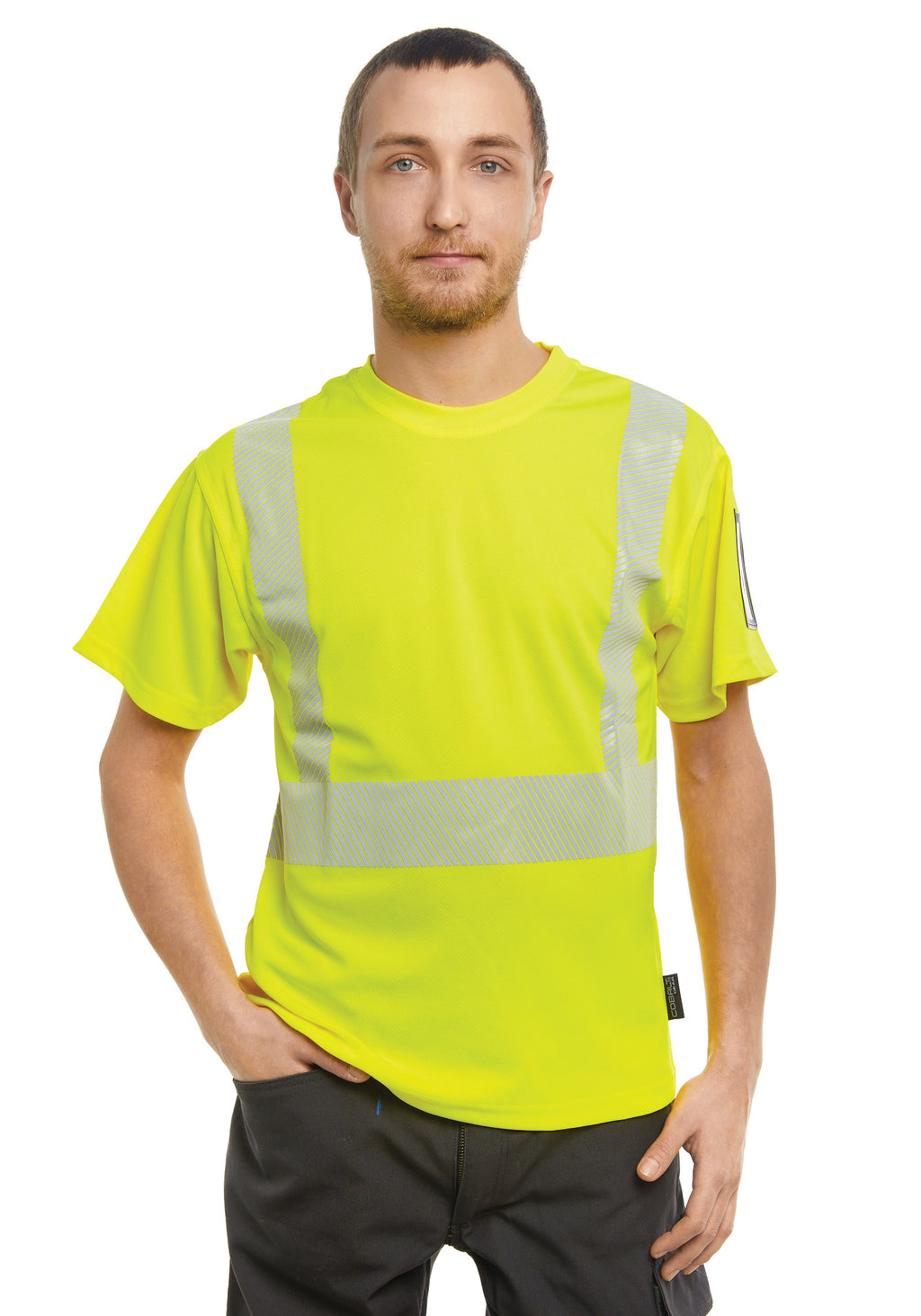 Neon 5 Hi-Vis t-paita ID-taskulla