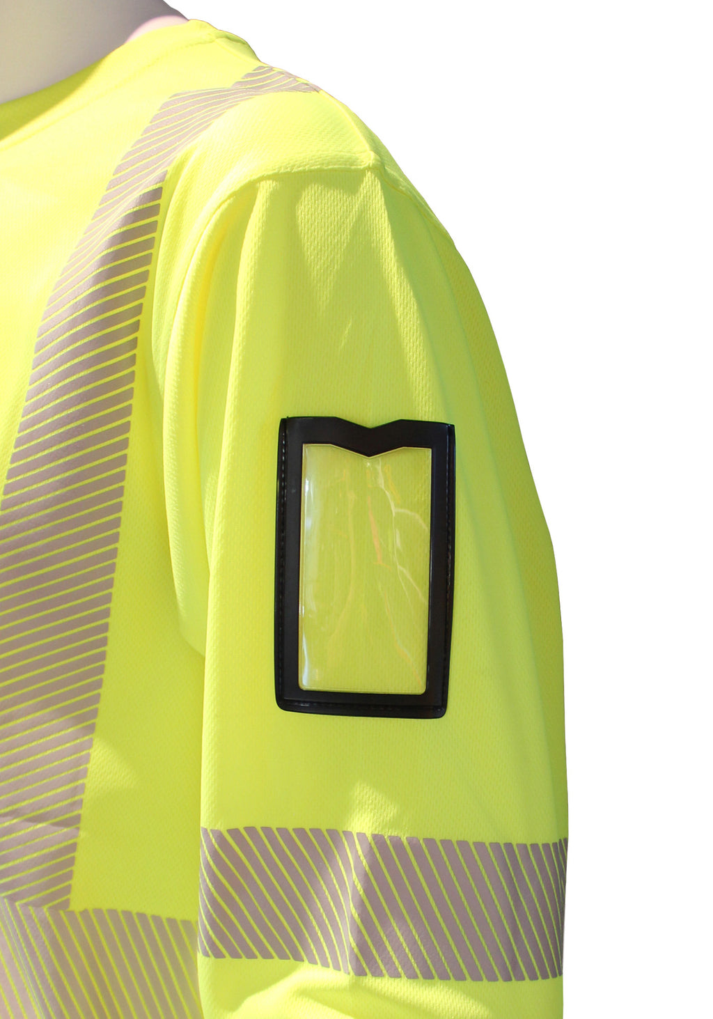 Neon 5 Hi-Vis paita ID-taskulla, pitkähihainen