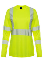 Naisten Neon 5 Hi-Vis paita, pitkähihainen – huomiokeltainen