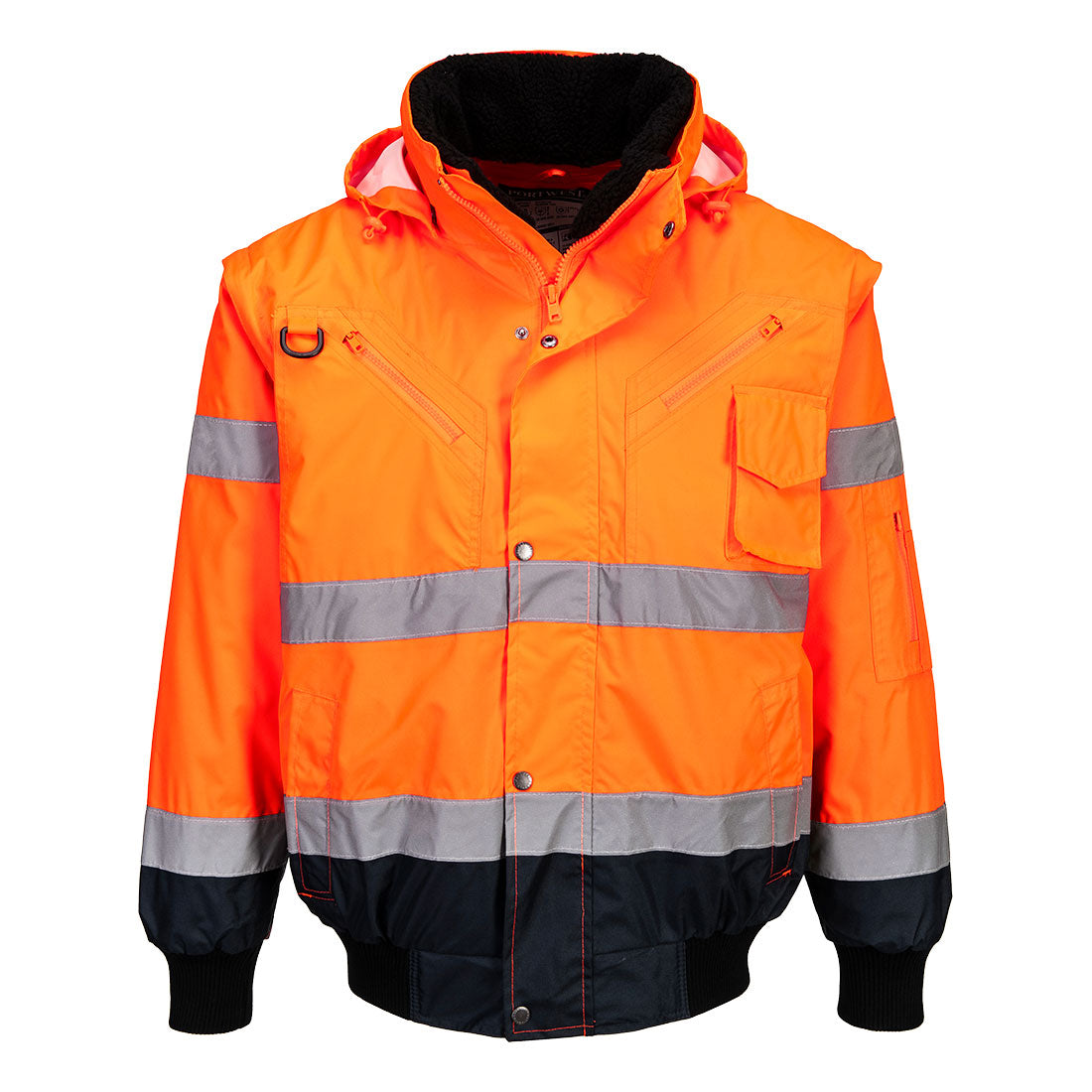 Hi-Vis  3-in-1 Kontrasti Bomber-takki