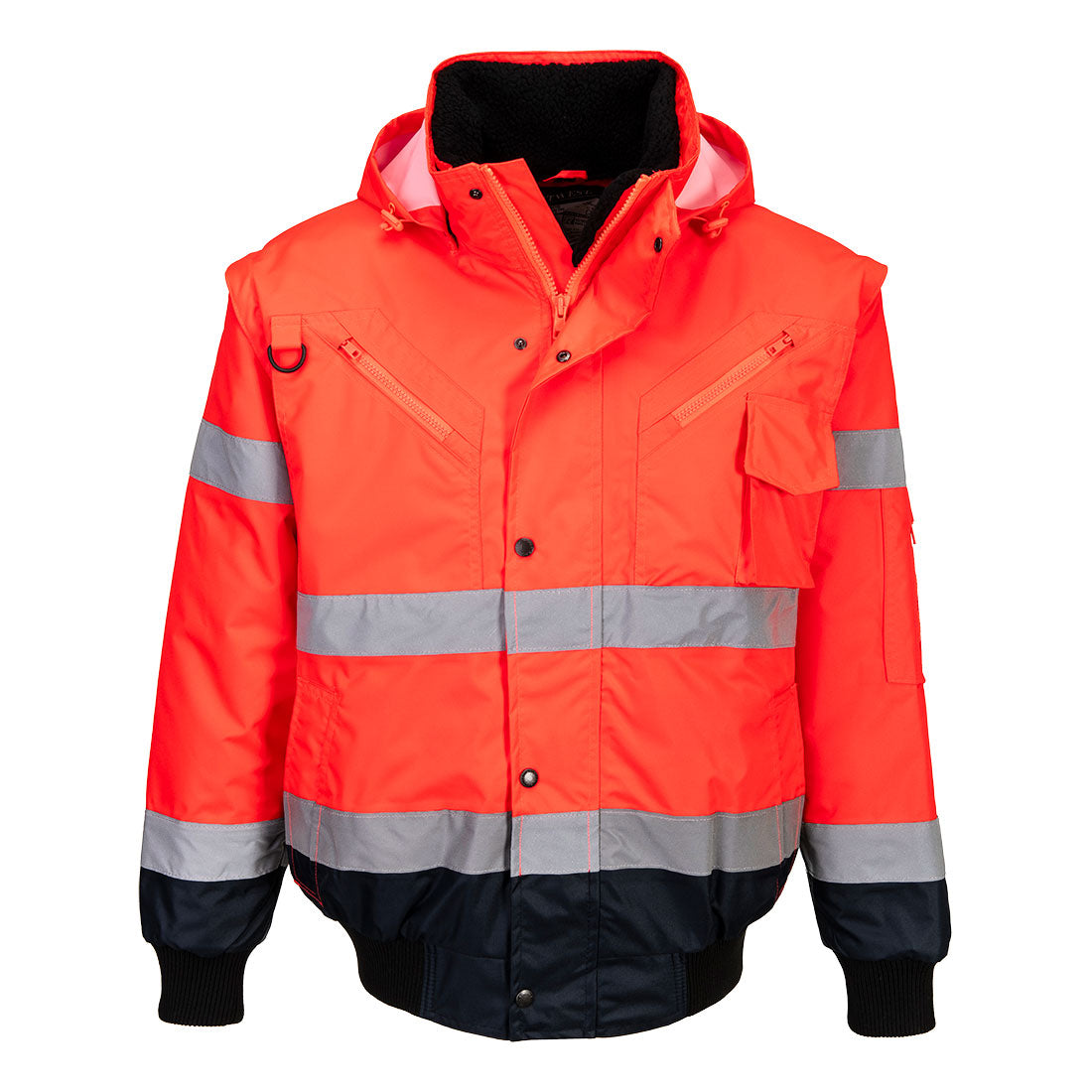 Hi-Vis  3-in-1 Kontrasti Bomber-takki