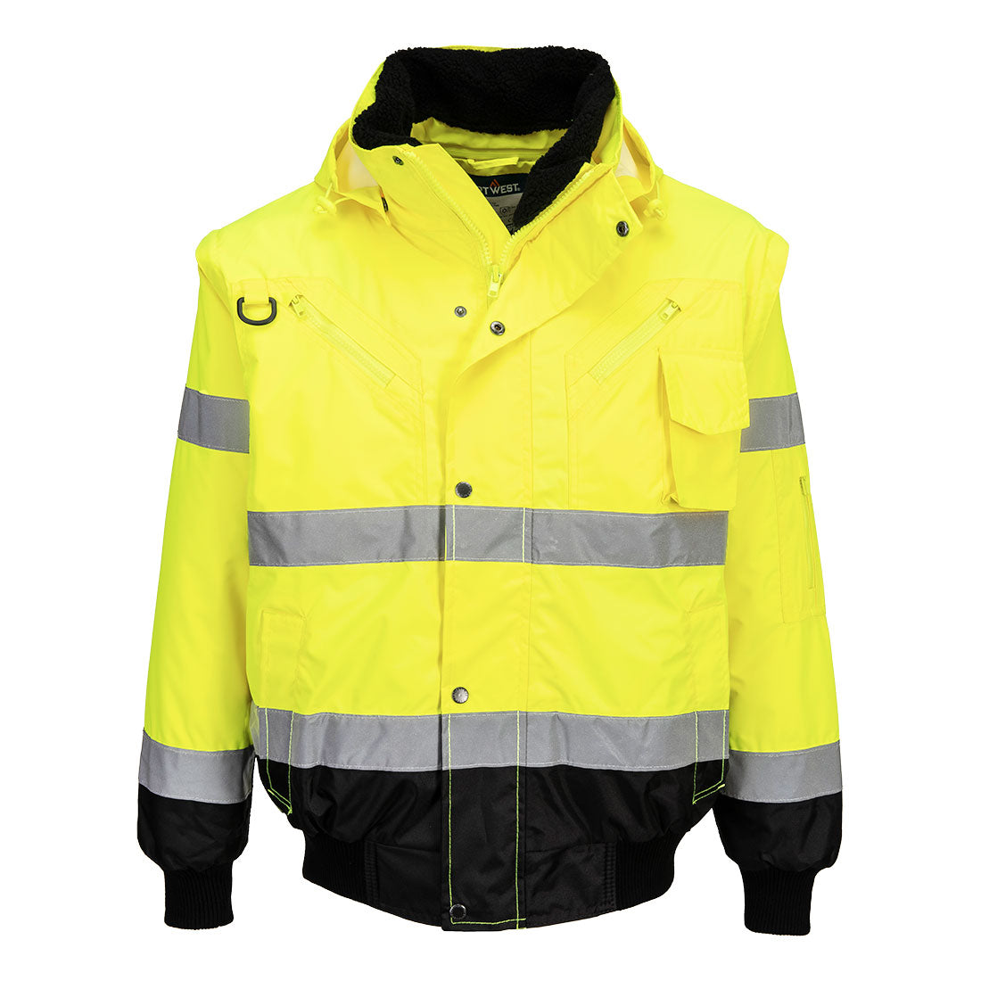 Hi-Vis  3-in-1 Kontrasti Bomber-takki
