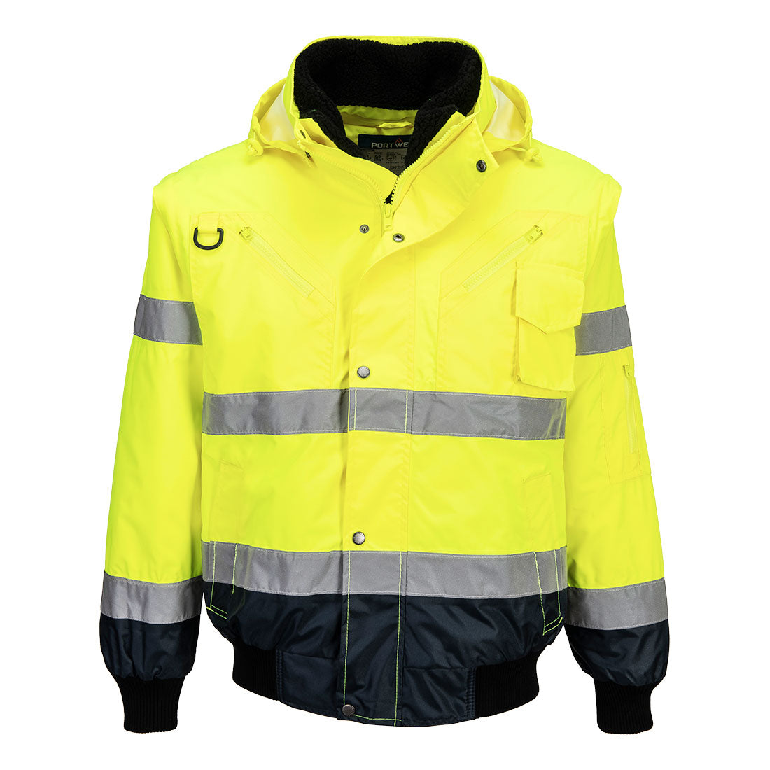 Hi-Vis  3-in-1 Kontrasti Bomber-takki