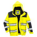 Klassinen Hi-Vis 3-in-1 Bomber-talvitakki