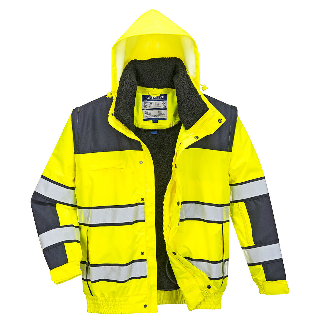 Klassinen Hi-Vis 3-in-1 Bomber-talvitakki