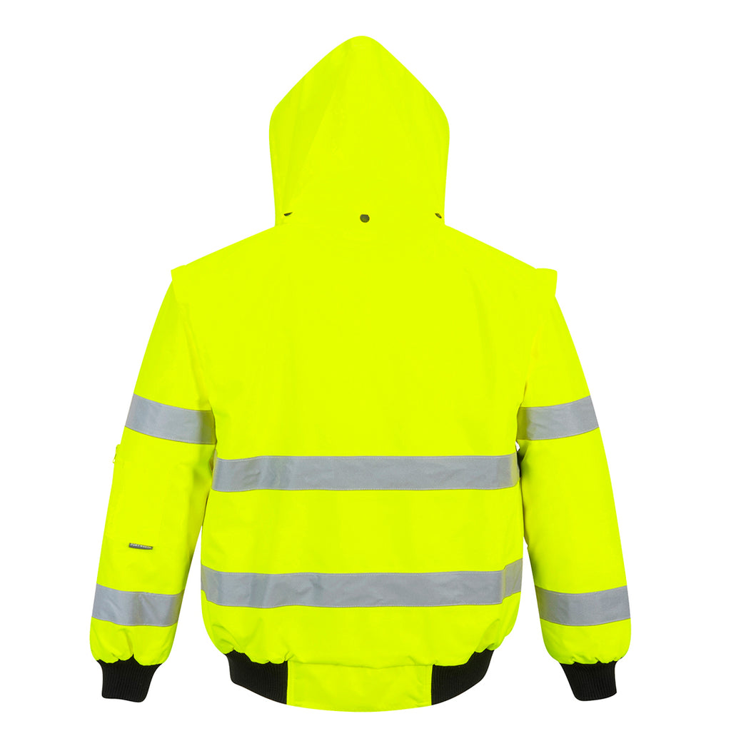 Hi-Vis 3-1 Bomber-takki - Keltainen