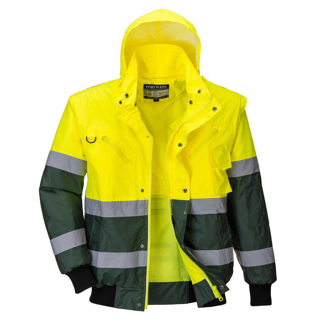 X-Hi-Vis Bomber-takki