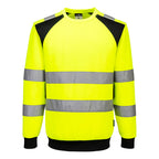 WX2 Eco Hi-Vis collegepaita - Kelta/musta