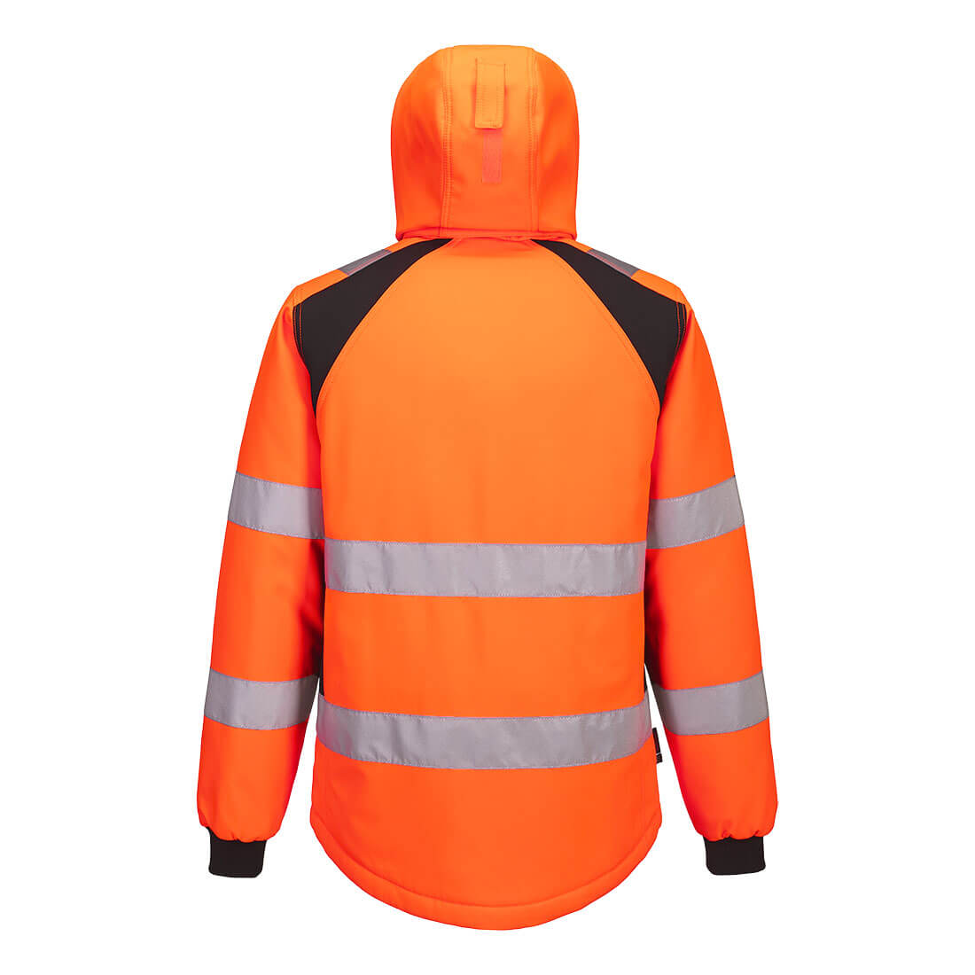 WX2 Hi-Vis Vuorellinen Softshell-takki 2L - Oranssi/musta