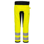 WX2 Eco Hi-Vis Stretch-perustyöhousut - Kelta/musta