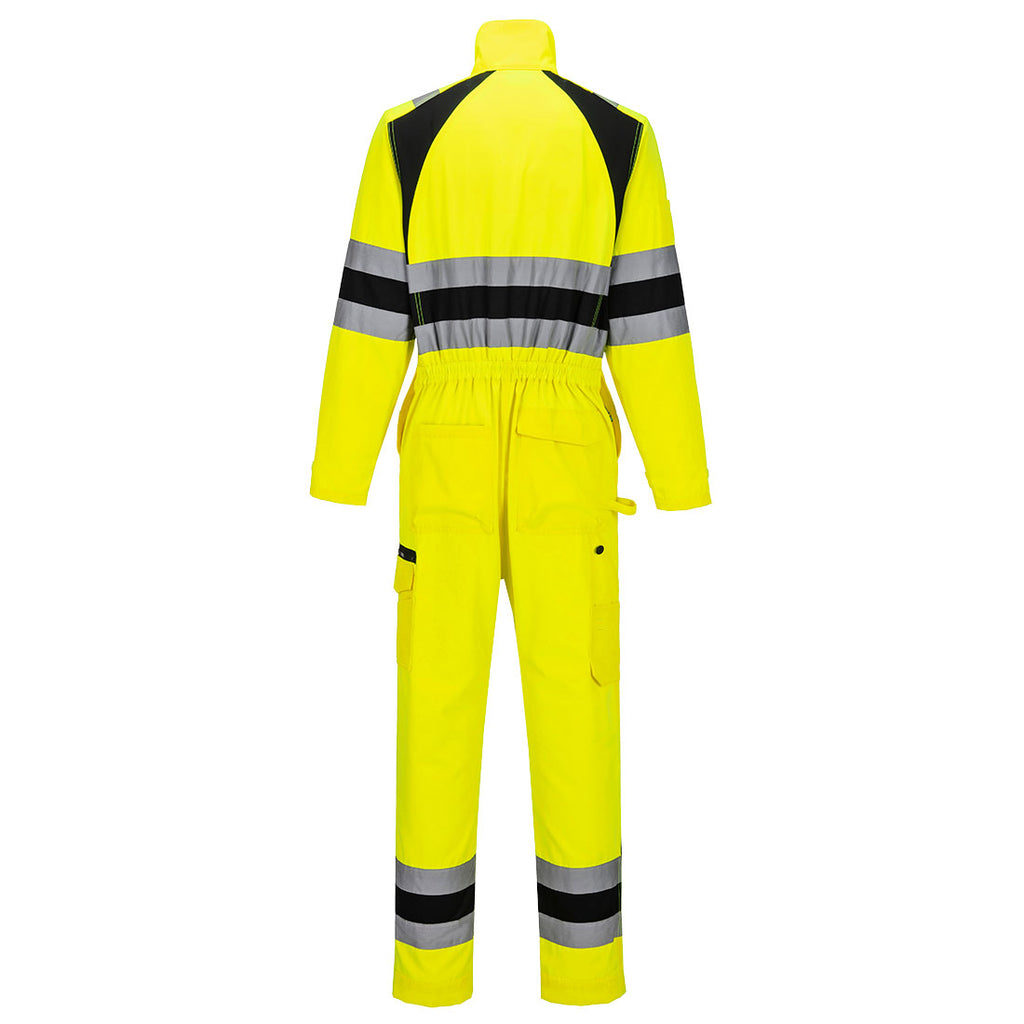 WX2 Eco Hi-Vis haalarit - Kelta/musta