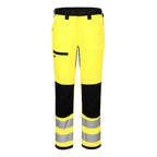 WX2 Eco Hi-Vis luokan 2 service-housut - Kelta/musta