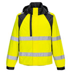WX2 Eco Hi-Vis Kuorisadetakki - Kelta/musta