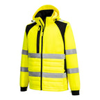WX2 Eco Hi-Vis Hybridi toppatakki - Kelta/musta