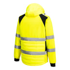 WX2 Eco Hi-Vis Hybridi toppatakki - Kelta/musta