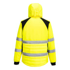 WX2 Eco Hi-Vis Hybridi toppatakki - Kelta/musta
