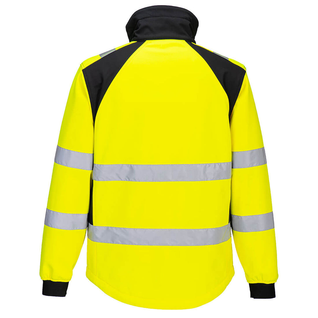 WX2 Eco Hi-Vis Softshell (2L) - Kelta/musta