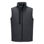 WX2 Eco Softshell-liivi (2L) - Metallinharmaa