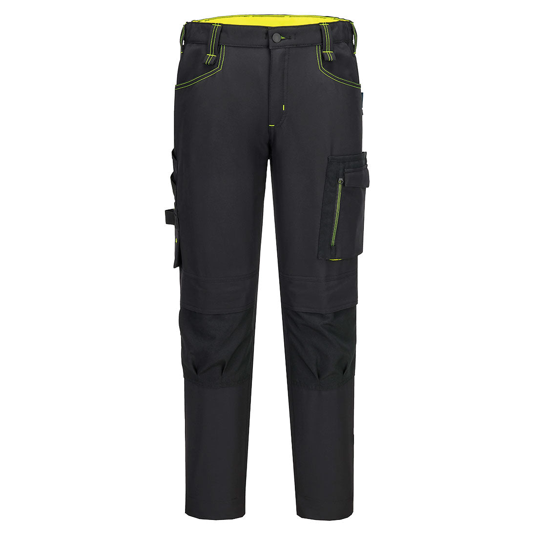WX2 Slim Stretch Trousers - Musta/keltainen