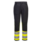 WX2 Eco Hi-Vis luokan 1 service-housut - Kelta/musta