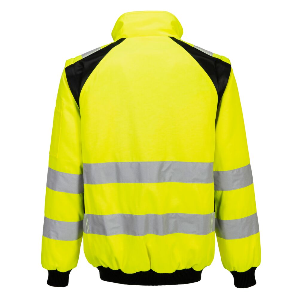 Wx2 Hi-Vis 2-in-1 Pilottitakki - Kelta/musta