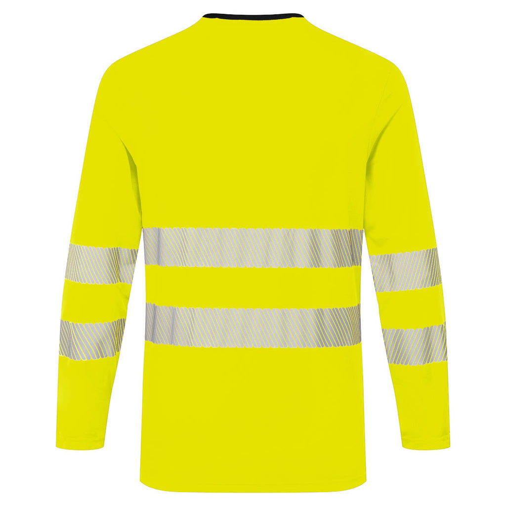 DX4 Hi-Vis pitkähihainen paita - Kelta/musta