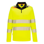 DX4 Hi-Vis vetoketju Pikeepaita - Kelta/musta