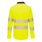 DX4 Hi-Vis vetoketju Pikeepaita - Kelta/musta