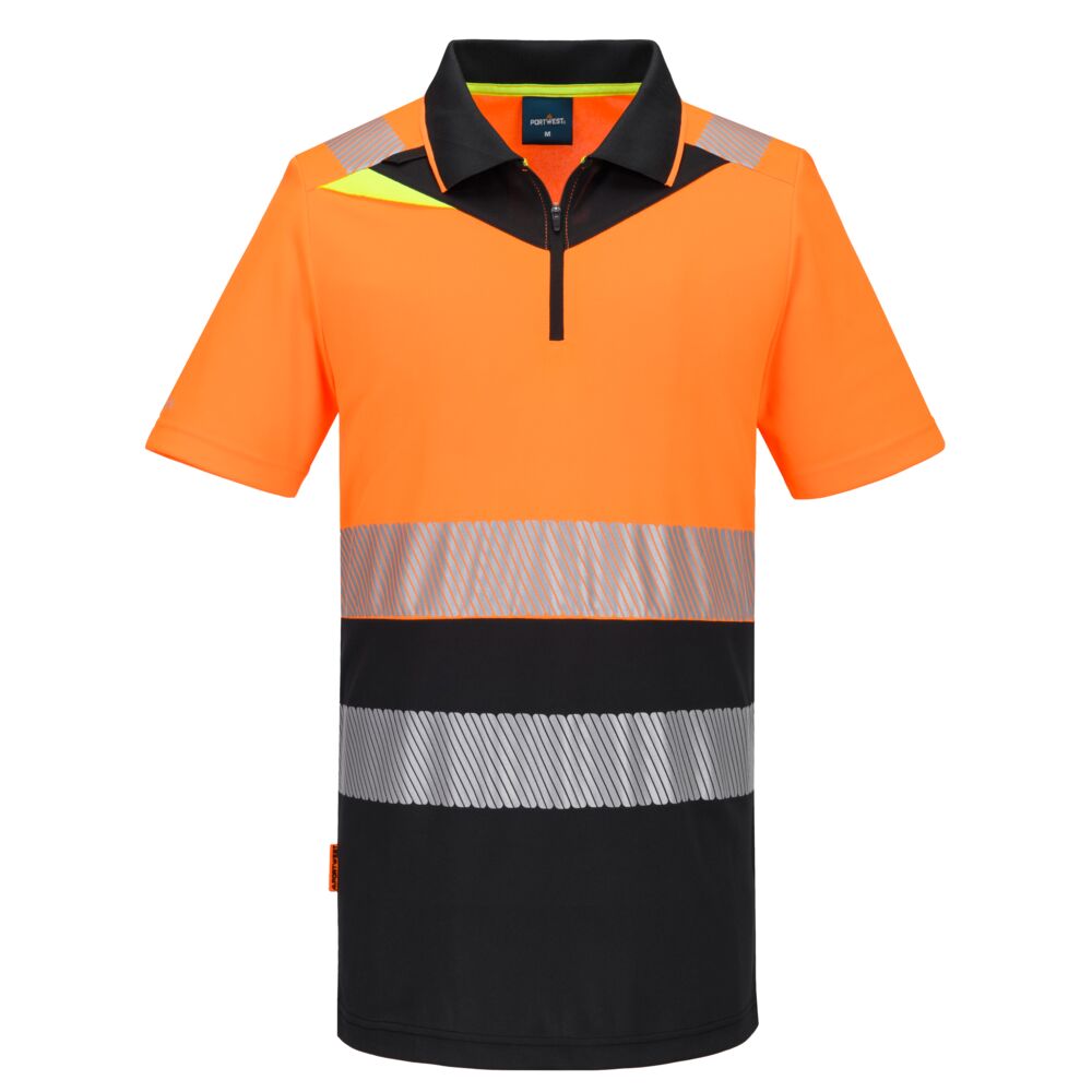 DX4 Hi-Vis vetoketjullinen Pikee-paita (Luokka 1)