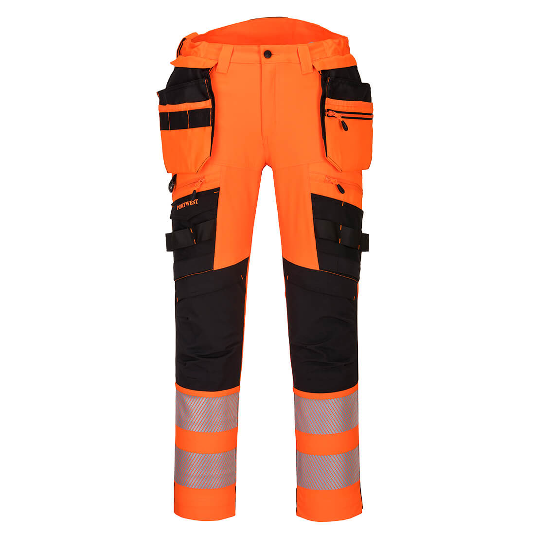 DX4 Hi-Vis Joustohousut irrotettavilla riipputaskuilla