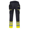 DX4 Hi-Vis 1-luokan housut irrotettavilla riipputaskuilla