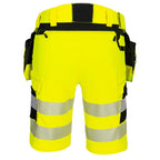 DX4 Hi-Vis Riipputaskulliset shortsit - Kelta/musta
