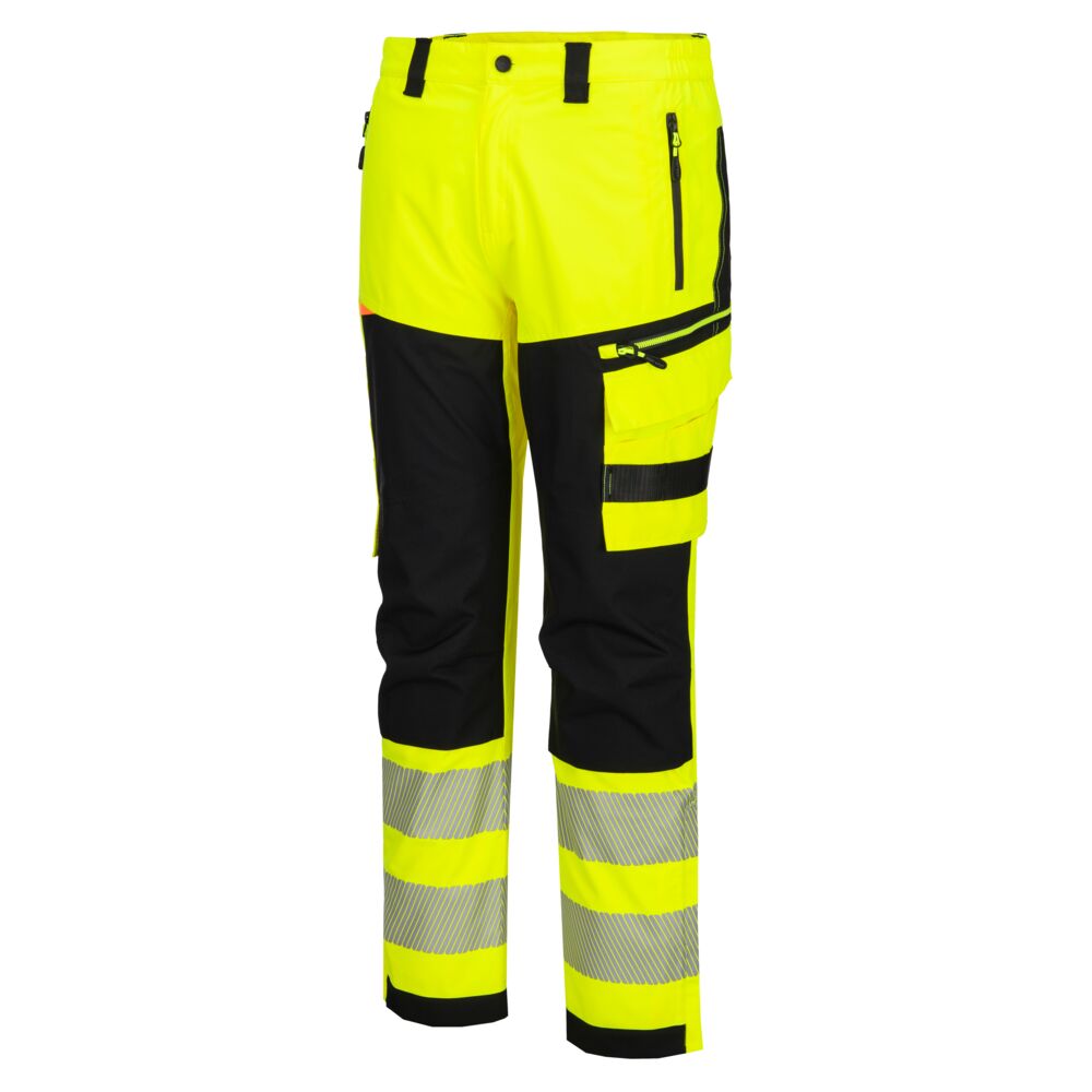 DX4 Hi-Vis Kuorisadehousut - Kelta/musta