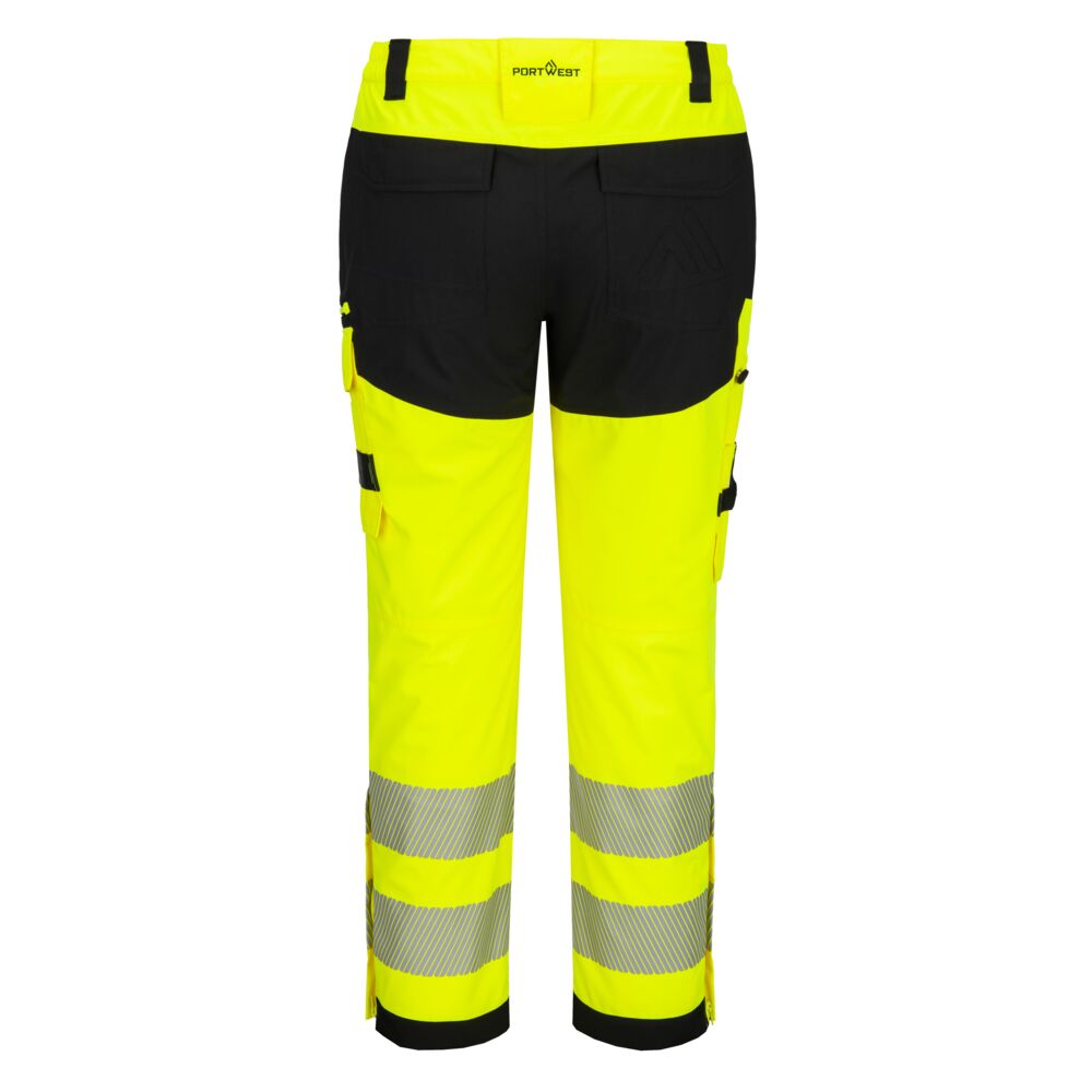 DX4 Hi-Vis Kuorisadehousut - Kelta/musta