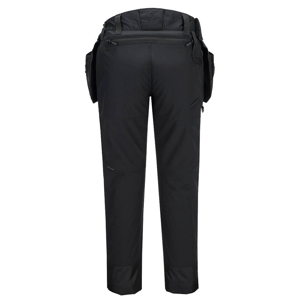 DX4- Softshell-housut irrotettavilla riipputaskuilla - Kokomusta
