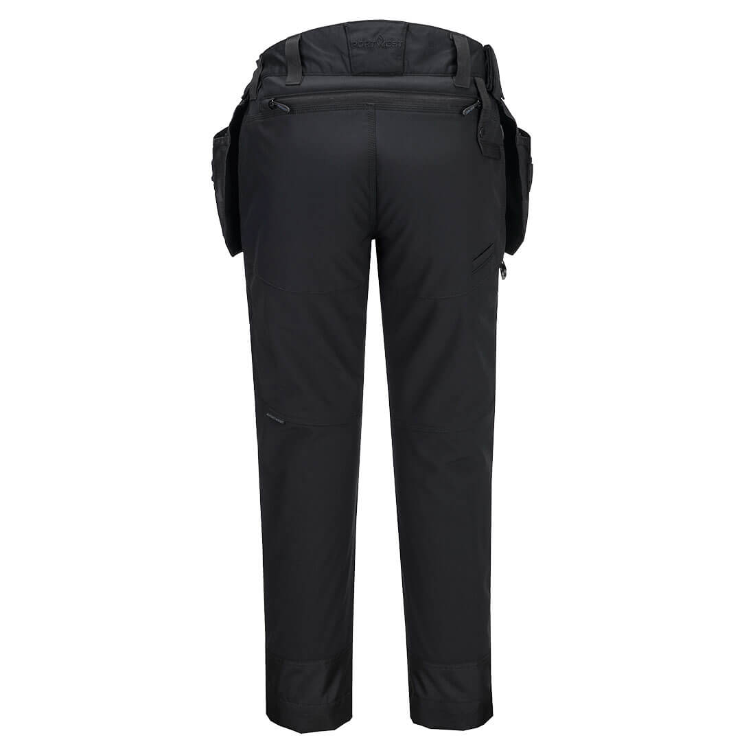 DX4- Softshell-housut irrotettavilla riipputaskuilla - Kokomusta