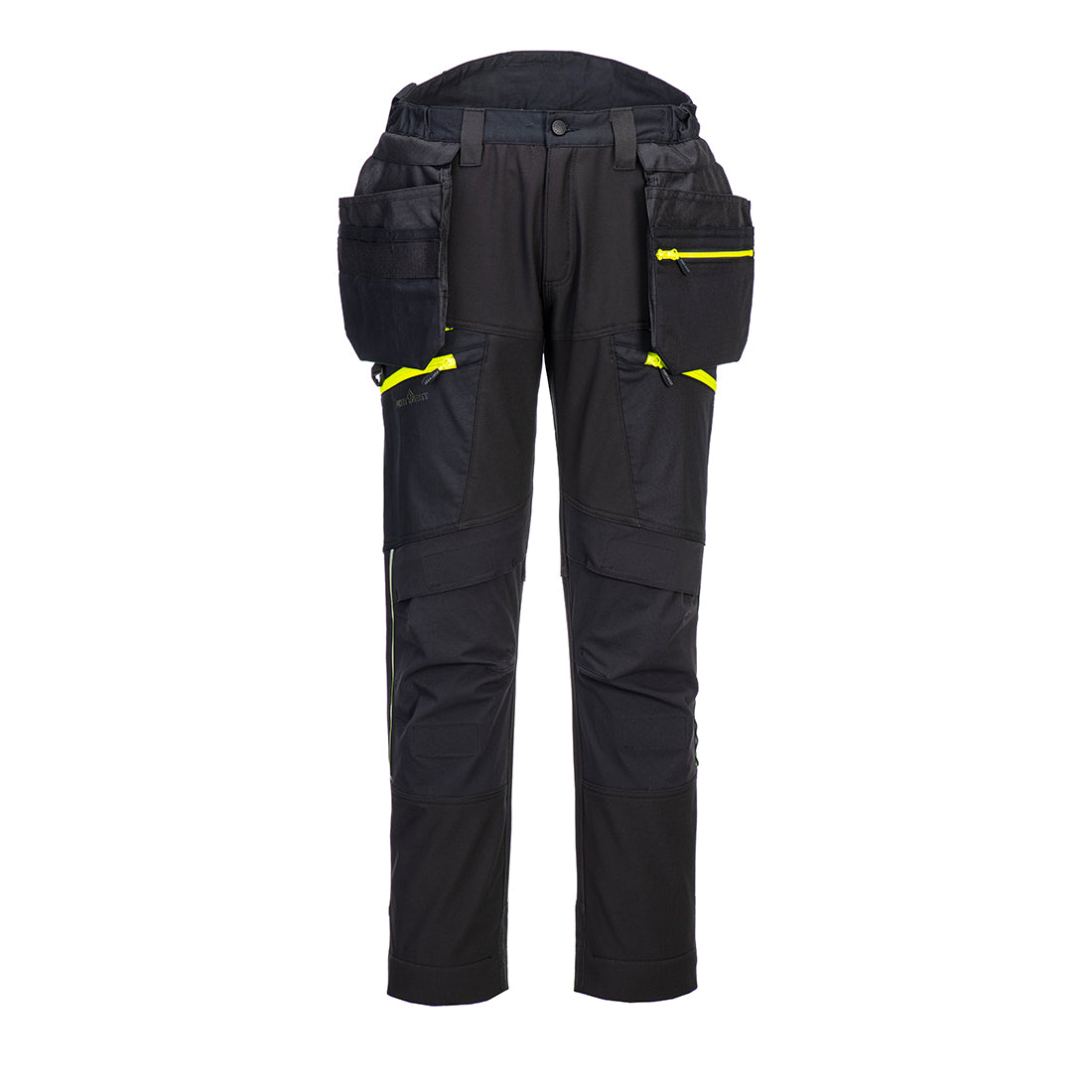 DX4- Softshell-housut irrotettavilla riipputaskuilla