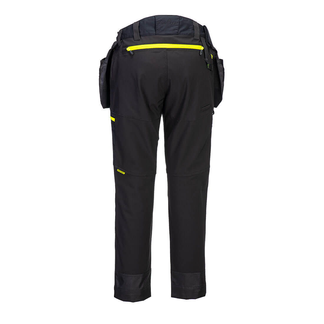 DX4- Softshell-housut irrotettavilla riipputaskuilla - Musta
