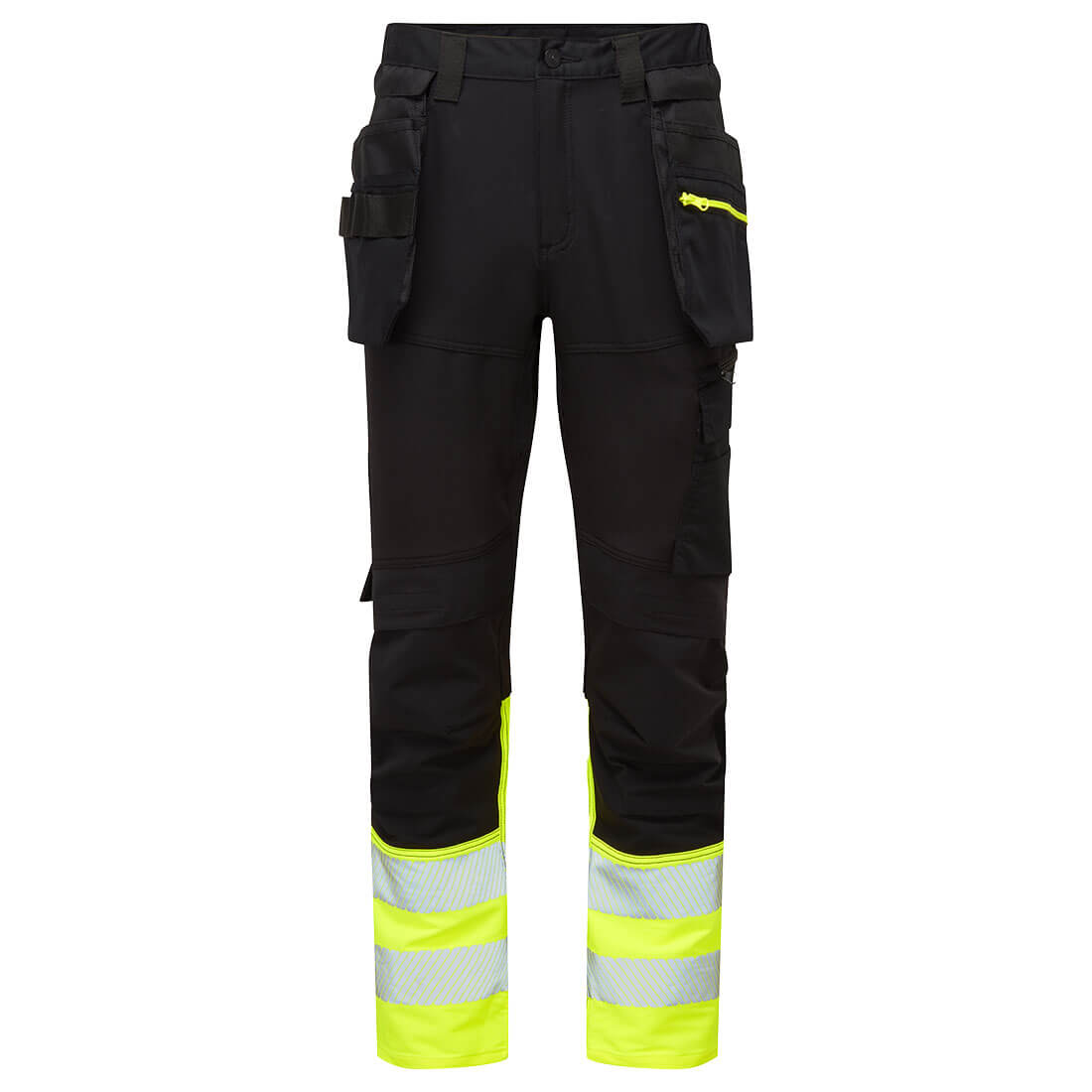 DX4 Hi-Vis 1-luokan Craft-housut irrotettavilla riipputaskuilla
