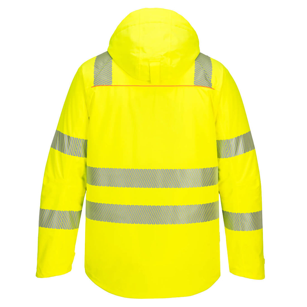DX4 Hi-Vis talvitakki - Kelta/musta