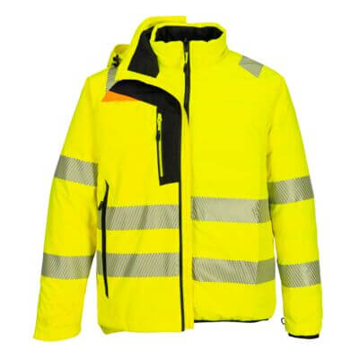 DX4 Hi-Vis 4-in-1 Takki - Kelta/musta