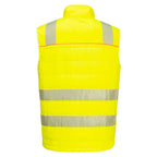 DX4 Hi-Vis Softshell-liivi - Kelta/musta